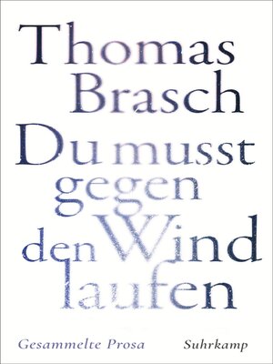 cover image of »Du mußt gegen den Wind laufen«